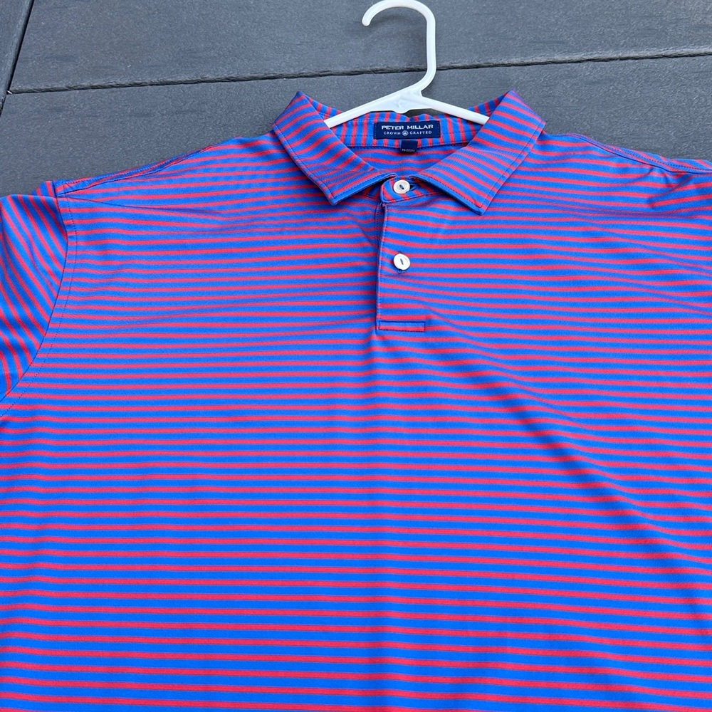 Peter Millar Men's Vibrant Striped Shirt